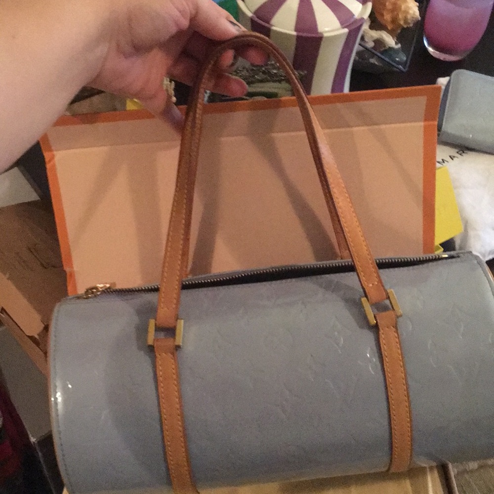 Louis Vuitton Light Blue Vernis handbag